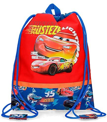 Disney Cars Rusteze Lightyear zaino sacco rosso 27 x 34 cm poliestere