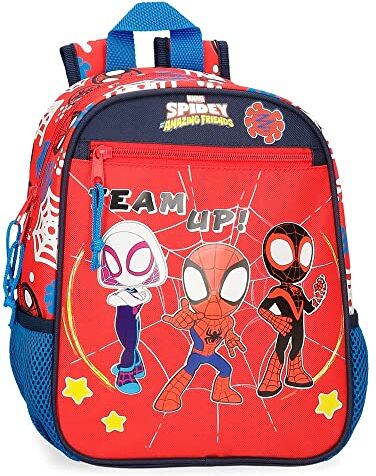 Marvel Spidey and Friends Zaino Rosso 23x28x10 cm Poliestere 6.44L