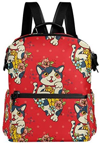 AJINGA Raccoon Zaino per computer portatile, grande e alla moda multicolore multi2 onesize