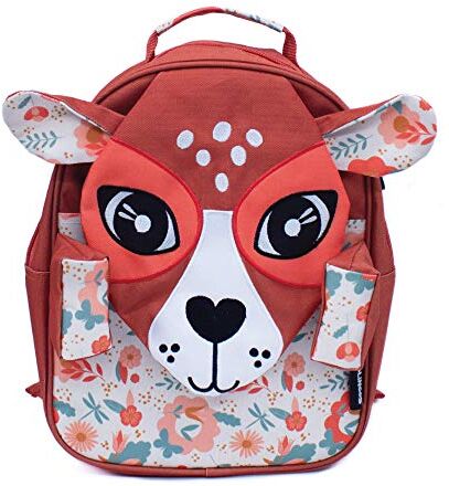 Les Déglingos Zaino piccolo per bambini Melimos la Biche per ragazzo/ragazza, borsa per scuola materna, scuola materna, 6 l, 1 set