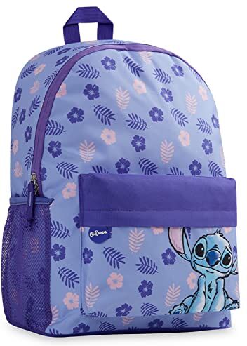 Disney Zaino da Bambina Ragazza Stitch Ufficiale (Viola)