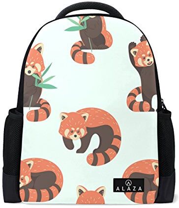 My Daily cute Red panda zaino 35,6 cm laptop Daypack Bookbag per viaggi College scuola