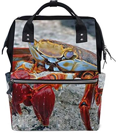 MONTOJ Cool Color Crab canvas Borsa da viaggio Campus Zaino