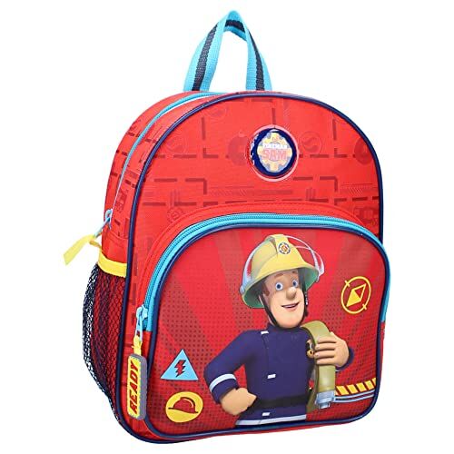 Vadobag Zaino Hero 29 cm, Pompiere Sam, Unisex-Bambini e Ragazzi, Colore: Rosso, Einheitsgröße