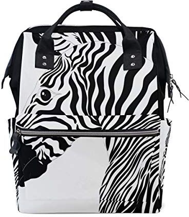 FANTAZIO Mummia Bag Zaino Zebra Scuola