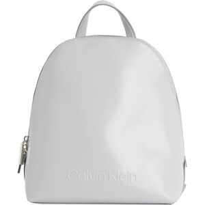 Calvin Klein Donna Zaino Embossed Round Elegante, Grigio (Mirage Gray), Taglia Unica Calvin Klein Donna Zaino Embossed Round Elegante, Grigio (Mirage Gray), Taglia Unica