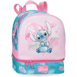 Zaino in poliestere rosa Heart Stitch Disney per bambini Zaino in poliestere rosa Heart Stitch Disney per bambini