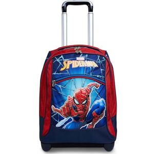 Seven BIG TROLLEY SPIDER-MAN WALL CRAWLER, Doppio Scomparto, Carrello fisso, Tasche multifunzione, Per bambini e ragazzi, Scuola elementare, Viaggi e tempo libero, Idea regalo Seven BIG TROLLEY SPIDER-MAN WALL CRAWLER, Doppio Scomparto, Carrello fisso, Tasche multifunzione, Per bambini e ragazzi, Scuola elementare, Viaggi e tempo libero, Idea regalo