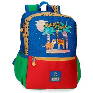Enso Jungle Club Zaino Scuola Adattabile a Carrello, multicolore, 25 x 32 x 12 cm, poliestere, 9.6 L Enso Jungle Club Zaino Scuola Adattabile a Carrello, multicolore, 25 x 32 x 12 cm, poliestere, 9.6 L