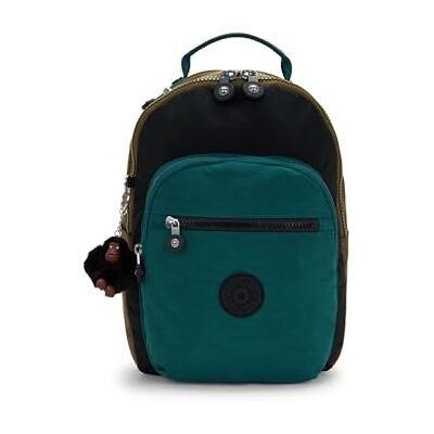 Kipling SEOUL S Zaino piccolo, Black Khaki Bl Kipling SEOUL S Zaino piccolo, Black Khaki Bl