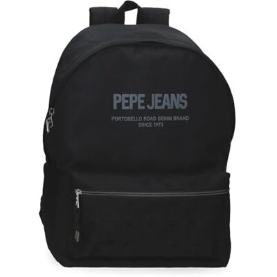 Pepe Jeans Edward Zaino Adattabile al Trolley Laptop 15,6 Pollici Nero 31x44x17,5 cm Poliestere 23,87L by Joumma Bags Pepe Jeans Edward Zaino Adattabile al Trolley Laptop 15,6 Pollici Nero 31x44x17,5 cm Poliestere 23,87L by Joumma Bags
