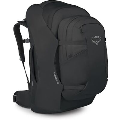 Osprey Fairview Zaino da viaggio donna, 70L, Black Osprey Fairview Zaino da viaggio donna, 70L, Black