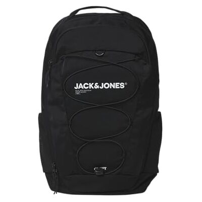 Zaino Jack & Jones JACZITRUS - Nero - Cintura regolabile - Impermeabile - Chiusura a zip - Leggero Zaino Jack & Jones JACZITRUS - Nero - Cintura regolabile - Impermeabile - Chiusura a zip - Leggero