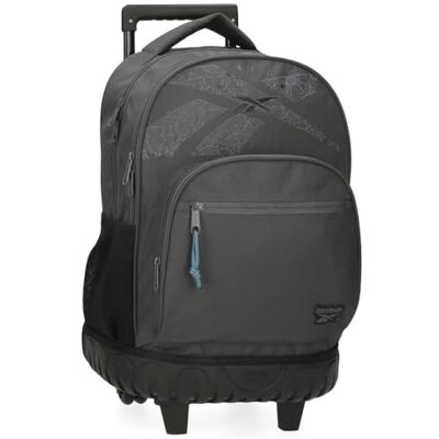 Reebok Stam Zaino Compact 2 Ruote Grigio 32x43x21 cm Poliestere 28,9L by Joumma Bags Reebok Stam Zaino Compact 2 Ruote Grigio 32x43x21 cm Poliestere 28,9L by Joumma Bags