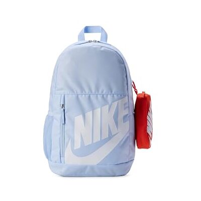 Nike Elmntl Shoebox Zaino unisex per bambini, colore: Blu/Arancione/Bianco Nike Elmntl Shoebox Zaino unisex per bambini, colore: Blu/Arancione/Bianco