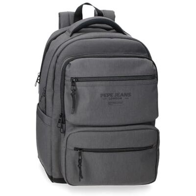 Pepe Jeans Joumma Bags Waltford Zaino per computer portatile, 31 x 44 x 15 cm, in ecopelle e poliestere, colore: Grigio Pepe Jeans Joumma Bags Waltford Zaino per computer portatile, 31 x 44 x 15 cm, in ecopelle e poliestere, colore: Grigio