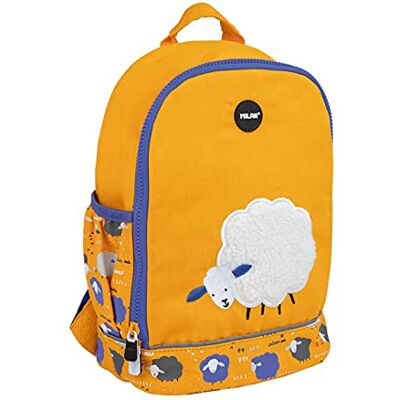 MILAN ® Zaino scuola piccolo Be Wool arancione MILAN ® Zaino scuola piccolo Be Wool arancione