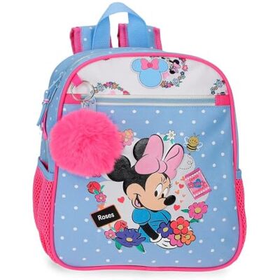 Disney Joumma Minnie Flowers Azzurro Zaino da Passeggio 23x28x10 cm Poliestere 6.4L Disney Joumma Minnie Flowers Azzurro Zaino da Passeggio 23x28x10 cm Poliestere 6.4L