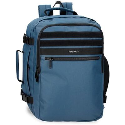 MOVOM Foster Zaino Cabina per Laptop 15.6 inch Blu 27x40x20 cm Poliestere 21.6L MOVOM Foster Zaino Cabina per Laptop 15.6 inch Blu 27x40x20 cm Poliestere 21.6L