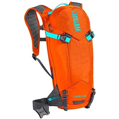 Camelbak T.O.R.O. Protector 8 Zaino Dry Red Arancione/Carbone, taglia unica Camelbak T.O.R.O. Protector 8 Zaino Dry Red Arancione/Carbone, taglia unica