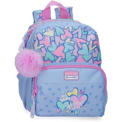 MOVOM Best Wishes Lilla Zaino da Passeggio 23x28x10 cm Poliestere 6.4L MOVOM Best Wishes Lilla Zaino da Passeggio 23x28x10 cm Poliestere 6.4L