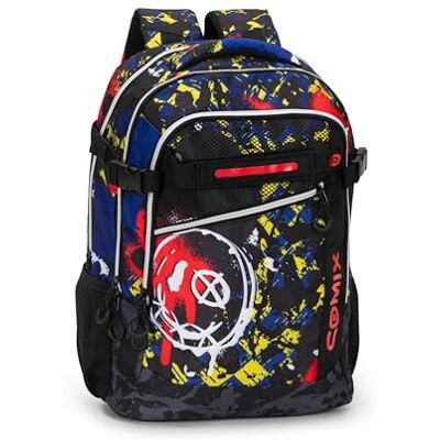 Zaino scolastico Comix WBS Skull - Zaino scolastico Zaino scolastico Comix WBS Skull - Zaino scolastico
