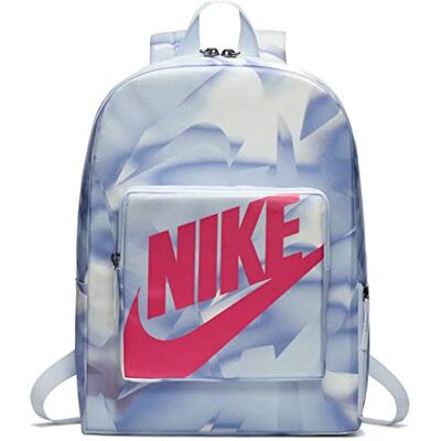 Nike Y Nk Classic Bkpk AOP Sp20 Zaino Sportivo, Unisex Bambini, Football Grey/Football Grey/Watermelon, MISC Nike Y Nk Classic Bkpk AOP Sp20 Zaino Sportivo, Unisex Bambini, Football Grey/Football Grey/Watermelon, MISC