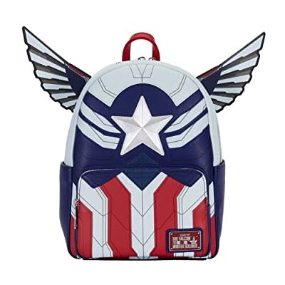 Loungefly Marvel Falcon Cosplay Mini Zaino Loungefly Marvel Falcon Cosplay Mini Zaino