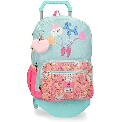 Enso Balloons Zaino doppio scomparto con carrello Multicolore 32 x 44 x 17 cm Poliestere 19,71L, multicolore, Taglia unica, Zaino doppio scomparto con carrello Enso Balloons Zaino doppio scomparto con carrello Multicolore 32 x 44 x 17 cm Poliestere 19,71L, multicolore, Taglia unica, Zaino doppio scomparto con carrello