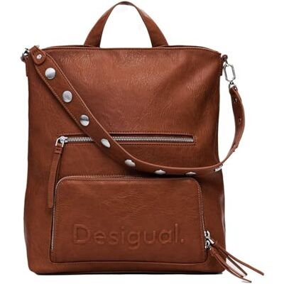 Desigual zaino per il tempo libero Backpack Leather West marrone chiaro Desigual zaino per il tempo libero Backpack Leather West marrone chiaro