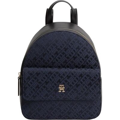 Tommy Hilfiger Zaino Donna Im Latam Jacquard Zaino, Blu, Taglia Unica Tommy Hilfiger Zaino Donna Im Latam Jacquard Zaino, Blu, Taglia Unica