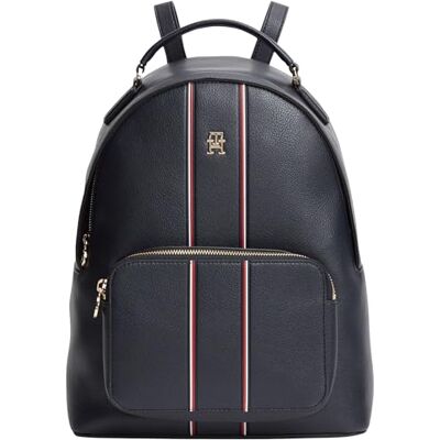 Tommy Hilfiger Zaino da donna Th Daily Corp AW0AW18851, blu (blu spaziale), taglia unica Tommy Hilfiger Zaino da donna Th Daily Corp AW0AW18851, blu (blu spaziale), taglia unica