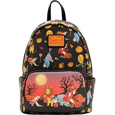 Loungefly Disney Winnie The Pooh Halloween Group Mini Zaino Loungefly Disney Winnie The Pooh Halloween Group Mini Zaino