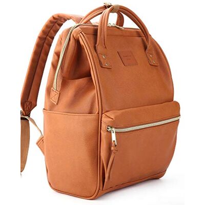 Kah&Kee Zaino in Pelle Donna per Lavoro e Scuola, Antifurto, 15 Pollici, Borsa Porta PC, Zaino da Viaggio Kah&Kee Zaino in Pelle Donna per Lavoro e Scuola, Antifurto, 15 Pollici, Borsa Porta PC, Zaino da Viaggio
