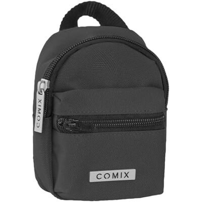 COMIX Mini Zaino, con Chiusura Principale con Zip e Parapioggia, Tasca Frontale con Zip, Schienale Imbottito, Spallacci Regolabili e Imbottiti, Ideale per Università e Lavoro, 22 x 33H x 10 cm, Nero COMIX Mini Zaino, con Chiusura Principale con Zip e Parapioggia, Tasca Frontale con Zip, Schienale Imbottito, Spallacci Regolabili e Imbottiti, Ideale per Università e Lavoro, 22 x 33H x 10 cm, Nero