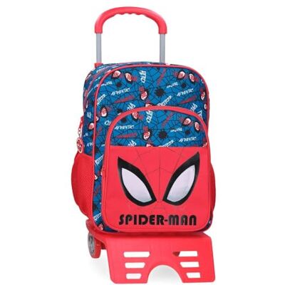Marvel Joumma Spiderman Authentic Zaino scuola con carrello rosso 30 x 40 x 13 cm Poliestere 15,6 L, rosso, Zaino 40 + carrello Marvel Joumma Spiderman Authentic Zaino scuola con carrello rosso 30 x 40 x 13 cm Poliestere 15,6 L, rosso, Zaino 40 + carrello