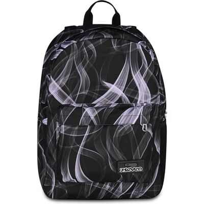 Seven Zaino Imusicpack, Cuffie Wireless Incluse, Tasca Porta PC, Tasca Frontale, Scuola e Tempo Libero, Pirate Black, Ragazze e Ragazzi, nero/grigio Seven Zaino Imusicpack, Cuffie Wireless Incluse, Tasca Porta PC, Tasca Frontale, Scuola e Tempo Libero, Pirate Black, Ragazze e Ragazzi, nero/grigio