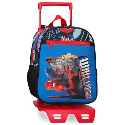 Marvel Joumma Spiderman Wall Crawler Zaino da Escursione Nero 23x28x10 cm Poliestere 6.44L Marvel Joumma Spiderman Wall Crawler Zaino da Escursione Nero 23x28x10 cm Poliestere 6.44L