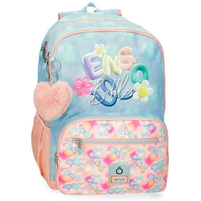 Enso Bubbles Zaino scuola doppio scomparto adattabile a carrello multicolore 32 x 44 x 17 cm Poliestere 23,94 L Enso Bubbles Zaino scuola doppio scomparto adattabile a carrello multicolore 32 x 44 x 17 cm Poliestere 23,94 L