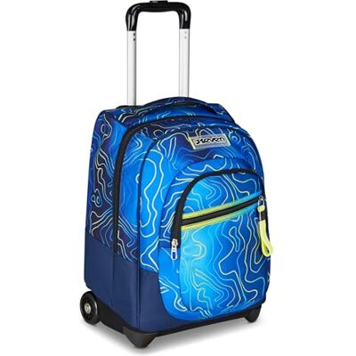 Seven Zaino Trolley, Scuola Elementare, Doppio Uso, Doppio Scomparto, Spallacci a Scomparsa, Bambino, Nuanced Blue, blu/azzurro Seven Zaino Trolley, Scuola Elementare, Doppio Uso, Doppio Scomparto, Spallacci a Scomparsa, Bambino, Nuanced Blue, blu/azzurro
