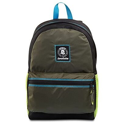 Invicta Zaino Monoscomparto Barly, Light Ripstop, Verde, Con Tasca Porta PC, Scuola & Tempo Libero Invicta Zaino Monoscomparto Barly, Light Ripstop, Verde, Con Tasca Porta PC, Scuola & Tempo Libero