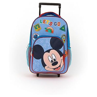 ARDITEX Zaino Trolley Asilo Azzurro Zainetto a Ruote con la Magia di Topolino ARDITEX Zaino Trolley Asilo Azzurro Zainetto a Ruote con la Magia di Topolino