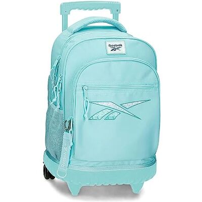 Reebok ANN Zaini Scuola Blu Turchese Poliestere, blu, Taglia unica, Zaino ruote Reebok ANN Zaini Scuola Blu Turchese Poliestere, blu, Taglia unica, Zaino ruote