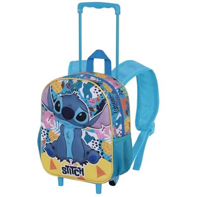 Disney Lilo e Stitch Colors-Zainetto 3D con Ruote Piccolo, Turchese, 26 x 34 cm, Capacità 7 L Disney Lilo e Stitch Colors-Zainetto 3D con Ruote Piccolo, Turchese, 26 x 34 cm, Capacità 7 L