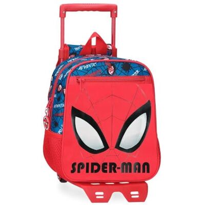 Marvel Disney Spiderman Authentic Zaini Prescolare, Zaino Scuola, Realizzato in Poliestere, Bretelle Larghe e Regolabili, Doppio Scomparto, Joumma Bags, rosso, Zaino 28 + carrello Marvel Disney Spiderman Authentic Zaini Prescolare, Zaino Scuola, Realizzato in Poliestere, Bretelle Larghe e Regolabili, Doppio Scomparto, Joumma Bags, rosso, Zaino 28 + carrello