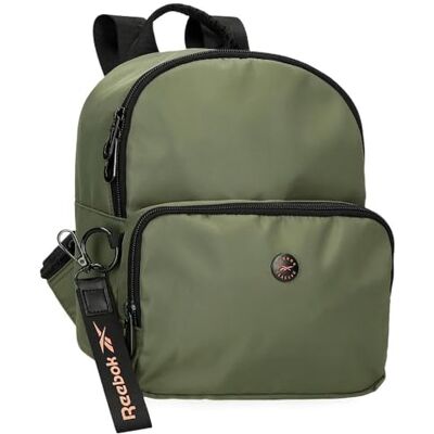 Reebok Joumma Bags Leia, zaino casual, in poliestere, spallacci larghi, ergonomici e imbottiti, vari scomparti, Kaki, Zaino 25 Reebok Joumma Bags Leia, zaino casual, in poliestere, spallacci larghi, ergonomici e imbottiti, vari scomparti, Kaki, Zaino 25