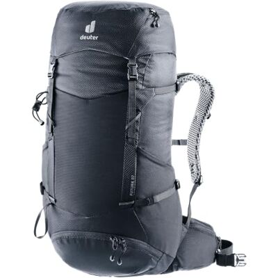 Deuter Futura 32 Zaino da trekking con schienale in rete e copertura antipioggia Deuter Futura 32 Zaino da trekking con schienale in rete e copertura antipioggia