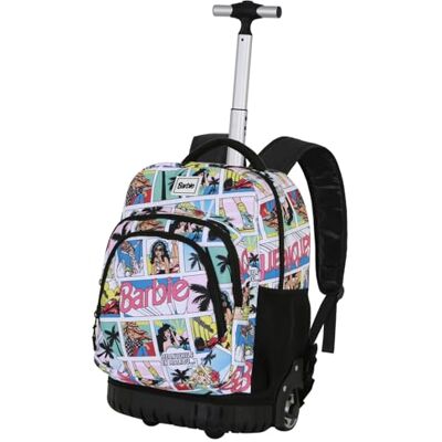 KARACTERMANIA Barbie Comic-Zaino Trolley GTS FAN, Multicolore, 32 x 47 cm, Capacità 30 L KARACTERMANIA Barbie Comic-Zaino Trolley GTS FAN, Multicolore, 32 x 47 cm, Capacità 30 L