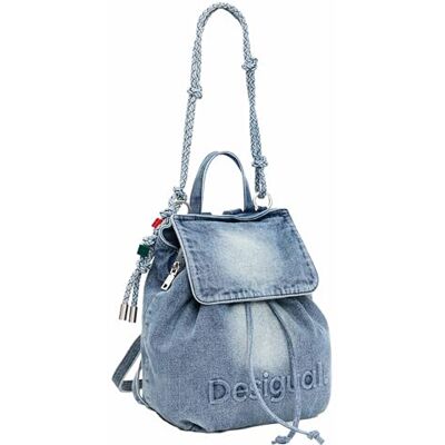 Desigual Half Logo Denim, Zaino da donna, medio Desigual Half Logo Denim, Zaino da donna, medio