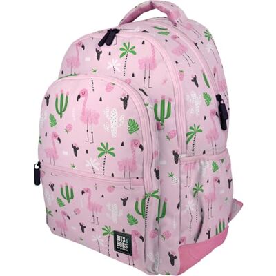 Grafoplás Zaino scuola ergonomico, 33x46x22,5cm, schienale e manici imbottiti, 3 scomparti, zona speciale portatile, adattabile al carrello, modello gomma, design tropicale, collezione Bits&Bobs Grafoplás Zaino scuola ergonomico, 33x46x22,5cm, schienale e manici imbottiti, 3 scomparti, zona speciale portatile, adattabile al carrello, modello gomma, design tropicale, collezione Bits&Bobs